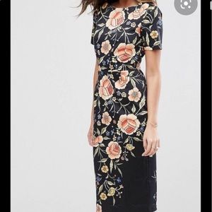 ASOS wiggle midi dress